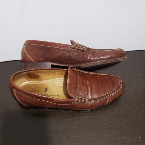 Martin Dingman Countrywear Brown Leather Penny Loafers Boots 10M main image 12